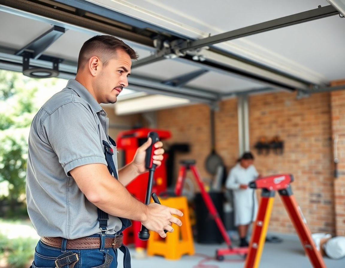 Broken Garage Door Spring Replacement in Fort Worth, Texas
