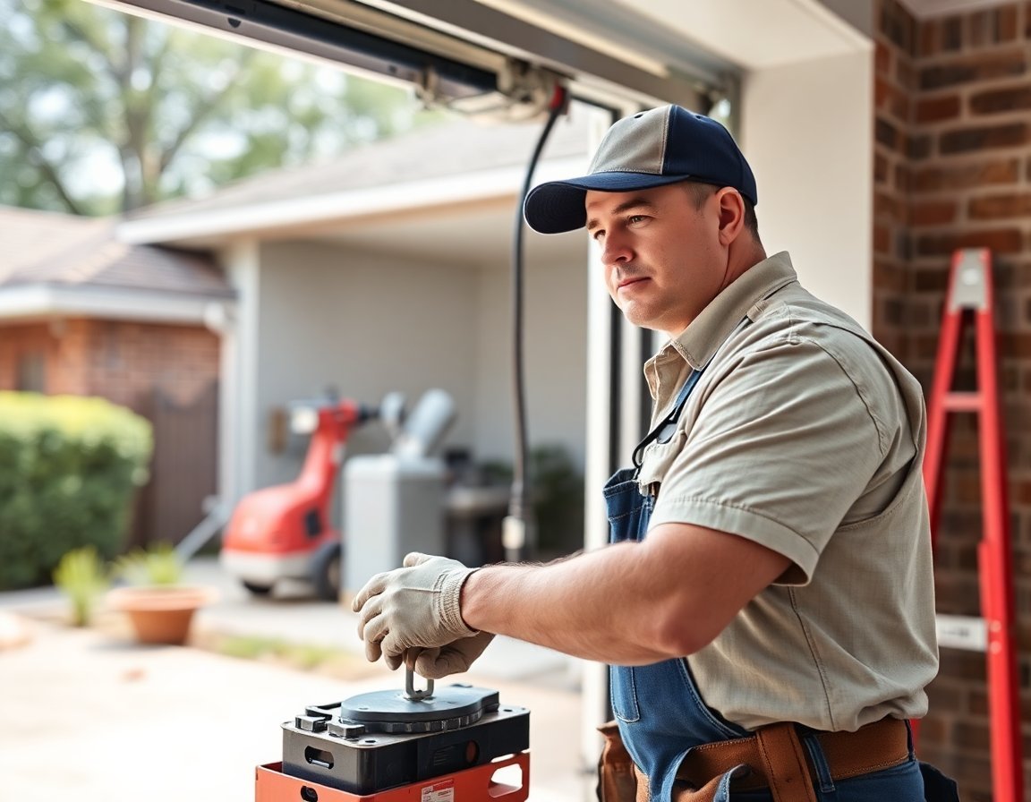 Broken Garage Door Spring Replacement in Houston, Texas