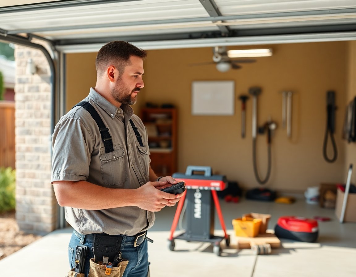 Garage Door Alignment in Arlington, Texas