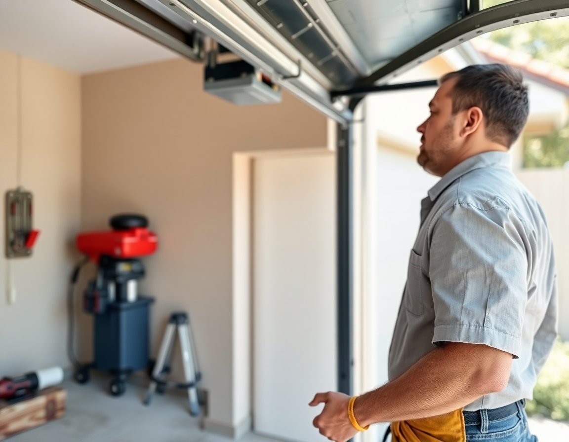 Garage Door Alignment in El Paso, Texas