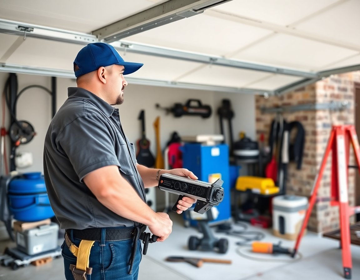 Garage Door Alignment in Plano, Texas