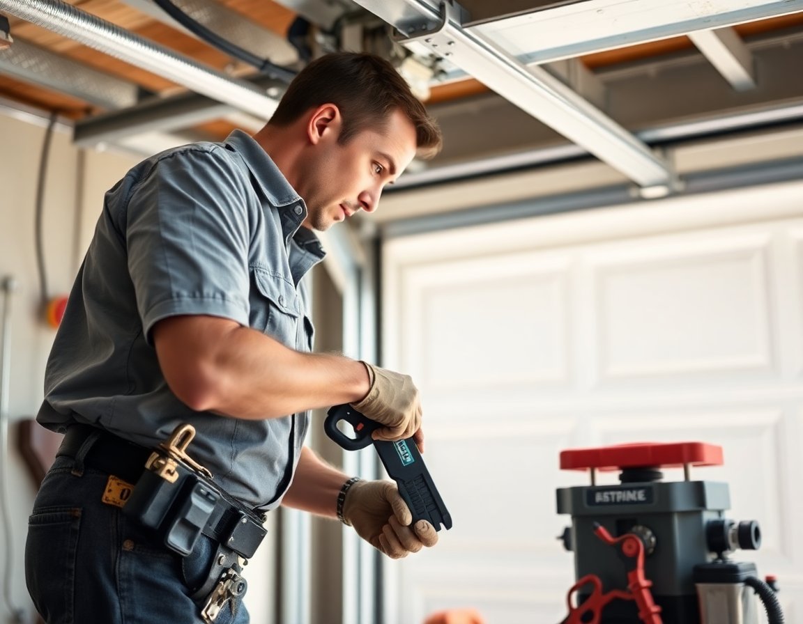 Garage Door Spring Repair in Plano, Texas