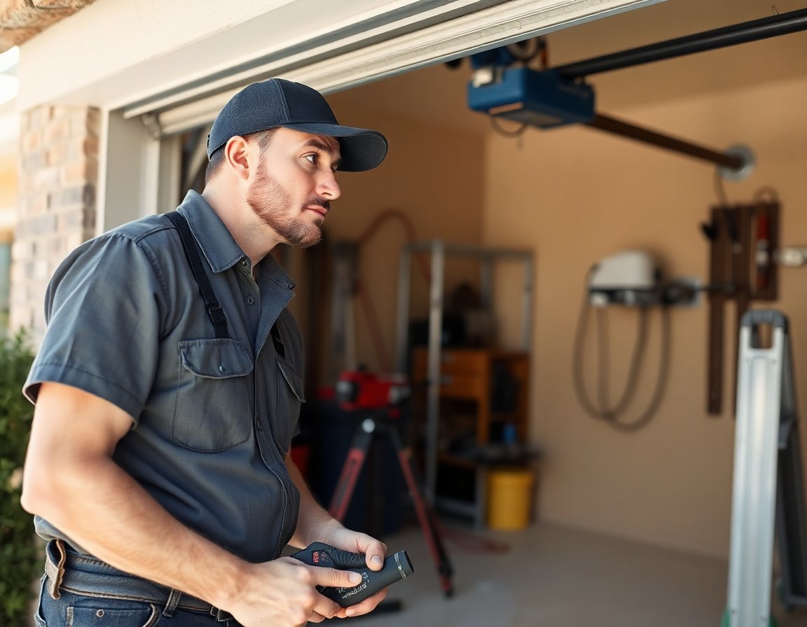 Garage Door Track Repair in Fort Worth, Texas