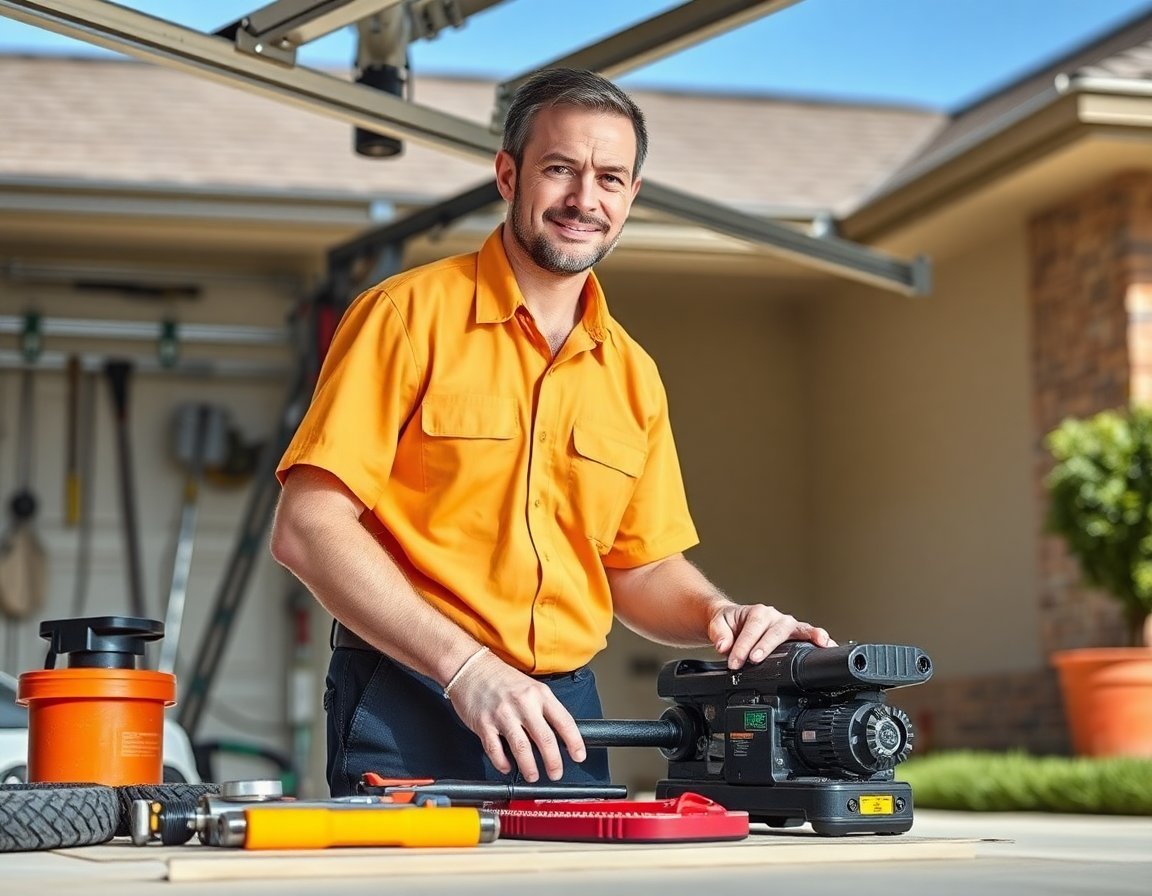 Garage Door Track Repair in Grand Prairie, Texas