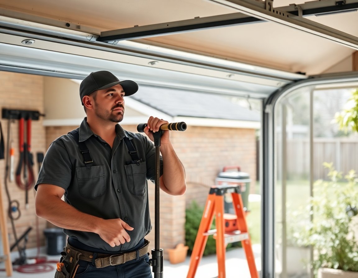 Garage Door Track Repair in Irving, Texas