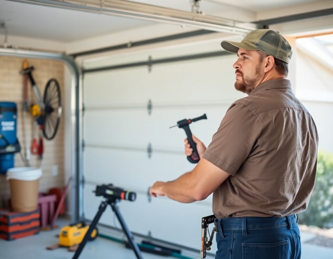 Garage Door Track Repair in Lubbock, Texas