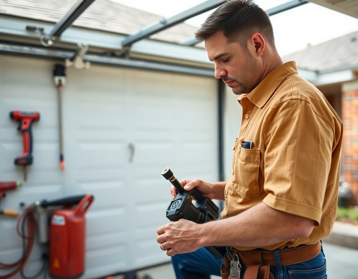 Garage Door Tune-Up in Fort Worth, Texas