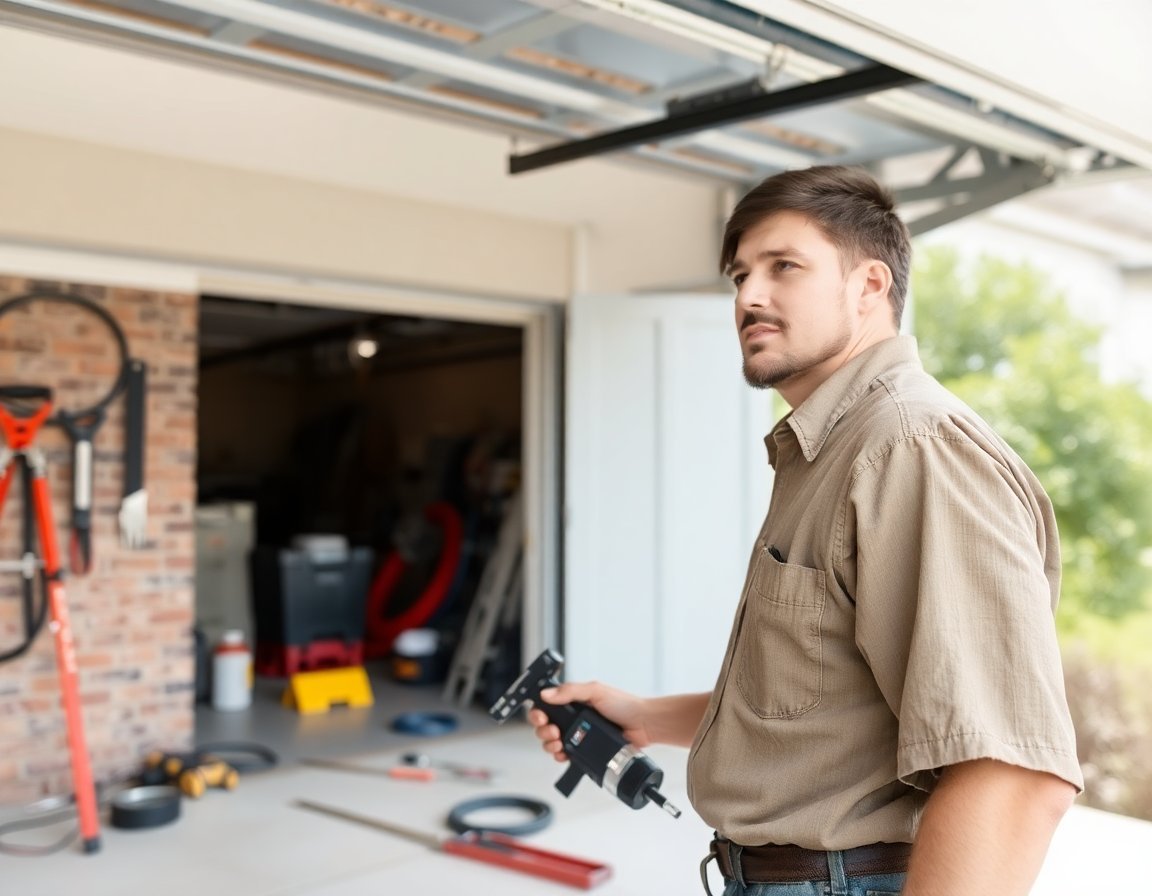 Garage Door Tune-Up in San Antonio, Texas
